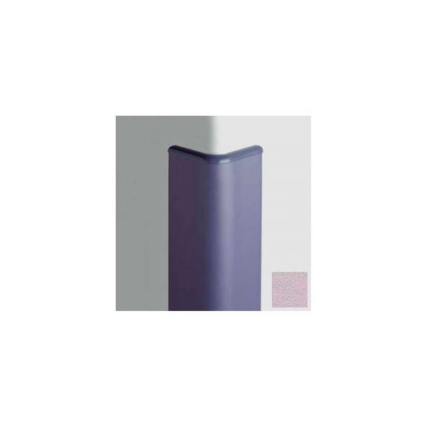 Surface Mounted Corner Guard Bullnose 90 Degree, 3'' Wings, 4'H W/Caps, Lavender Heather